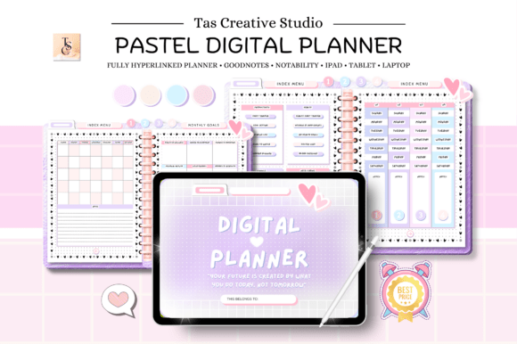 Download ADHD Undated Digital Planner Goodnotes - Digital planner goodnotes Collection