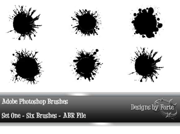 Download Abstract Adobe Photoshop Brushes Set 2 - Abstract Collection