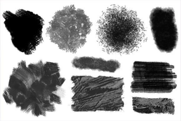 Download 8 Oil Paint Brushes for Digital Painting - Digital painting Collection