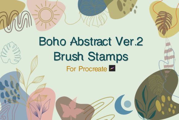 Download Boho Abstract Brush Stamps - Premium Resources