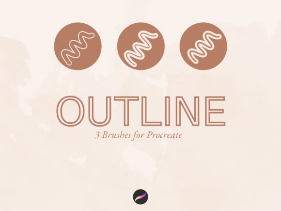 Download Outline Brushes for Procreate - Line Collection