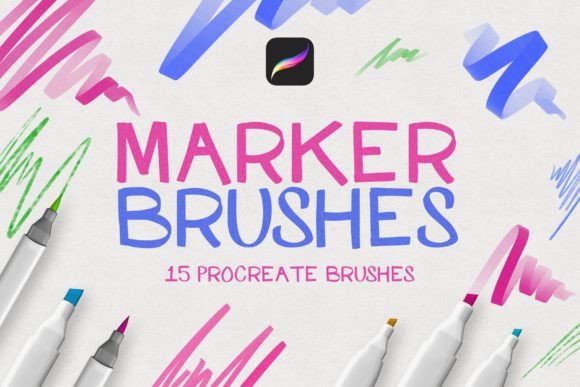 Download Marker Procreate Brushes - Procreate brush Collection