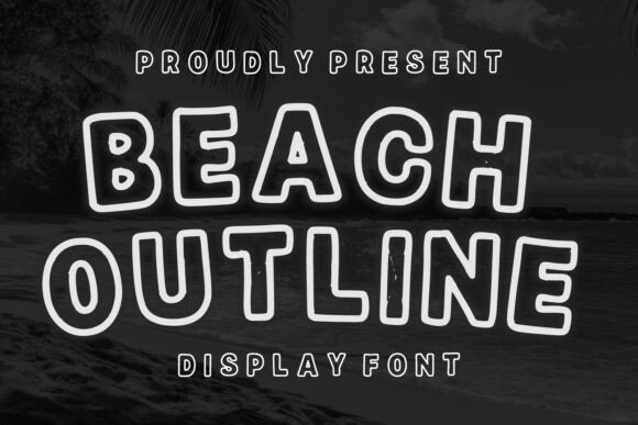 Download Beach Outline - Line Collection