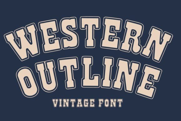 Download Western Outline - Line Collection