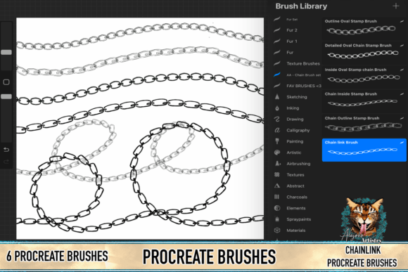 Download Chain Procreate Brushes - Procreate brush Collection