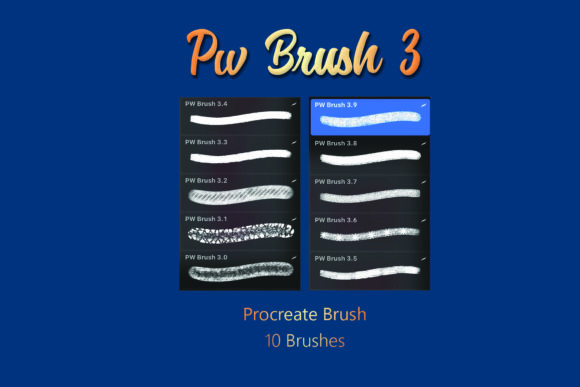 Download Pw Procreate Brush 3 Glitter Brushes - Procreate brush Collection