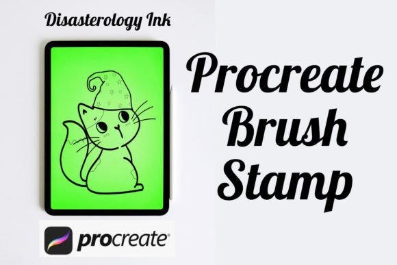Download Wizard Cat Procreate Brush Stamp - Procreate brush Collection