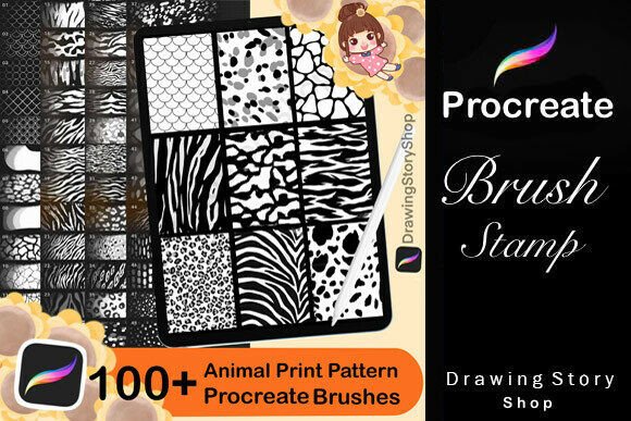 Download 100 Animal Print Pattern Procreate Brush - Procreate brush Collection