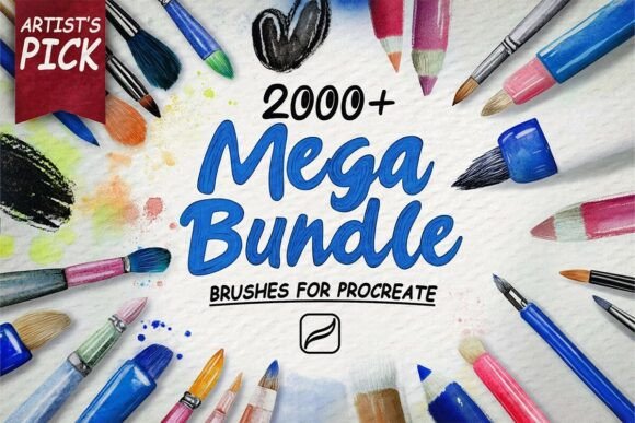 Download Procreate Brushes Mega Bundle - Procreate brush Collection