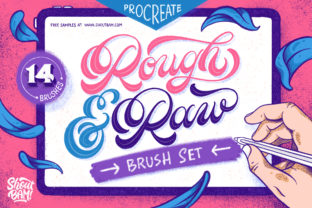 Download Rough & Raw Procreate Brush Set - Procreate brush Collection
