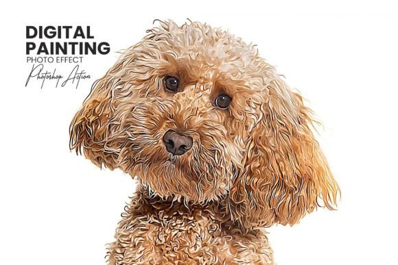 Download Digital Painting Photo Effect Photoshop - Digital painting Collection