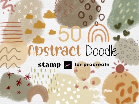 Download Procreate Abstract Stamps Boho Pastel - Abstract stamps Collection