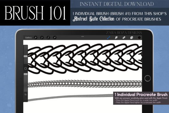 Download Procreate Brush #101 – Abstract Suite - Procreate brush Collection