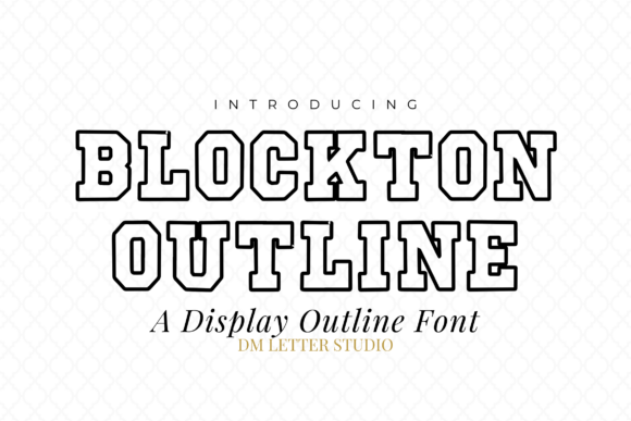 Download Blockton Outline - Line Collection