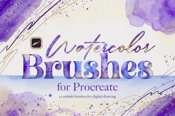 Download Watercolor Procreate Brushes - Procreate brush Collection