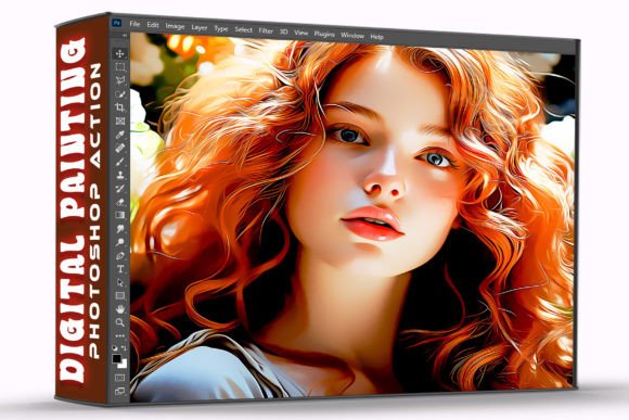 Download Digital Painting Effect Photoshop Action - Premium Resources