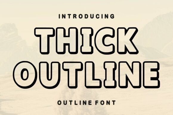 Download Thick Outline - Line Collection