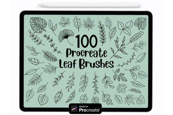 Download Procreate Brushes, Procreate Leaf Brush - Procreate brush Collection