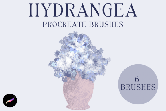 Download Hydrangea Procreate Brushes X 6 - Procreate brush Collection
