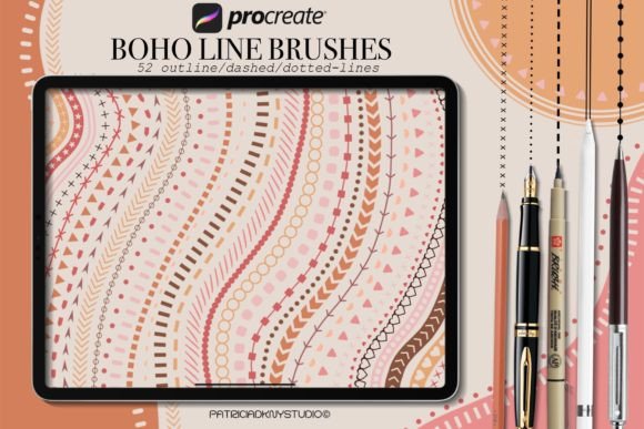 Download Procreate Line Brushes - Line Collection