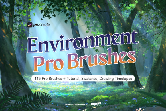 Download Complete Environment Procreate Brushes - Procreate brush Collection