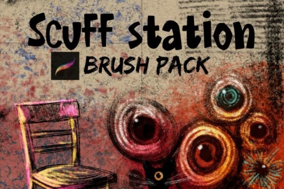 Download Scuff Station Procreate Brush Pack - Procreate brush Collection