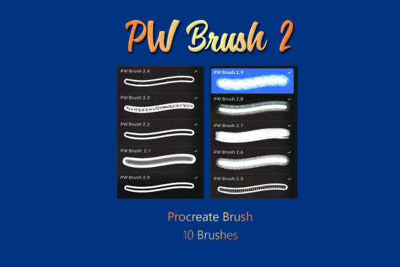 Download PW Procreate Brush 2 Glitter Brushes - Procreate brush Collection