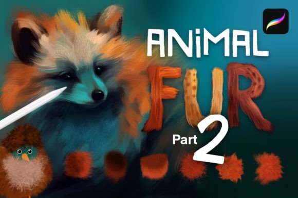 Download Animal Fur 2 -  Procreate Brushes - Procreate brush Collection
