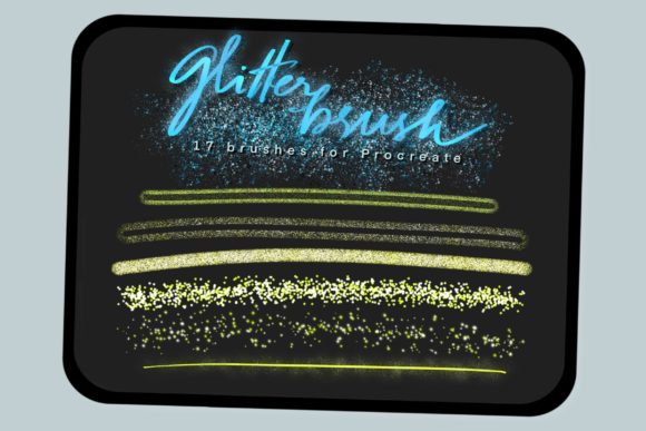 Download Procreate Brush - Glitter Brushes - Procreate brush Collection