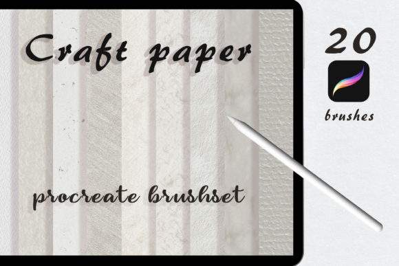 Download Craft Paper Procreate Brushset - Procreate brush Collection