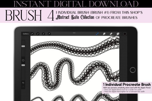 Download Procreate Brush 4 - Abstract Suite - Procreate brush Collection