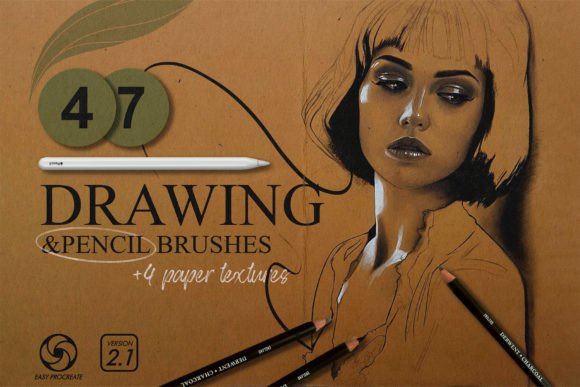 Download Drawing &amp; Pencil Procreate Brushes - Procreate brush Collection