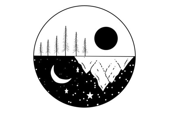 Download FlippedMountainSky Procreate Brush Stamp - Procreate brush Collection
