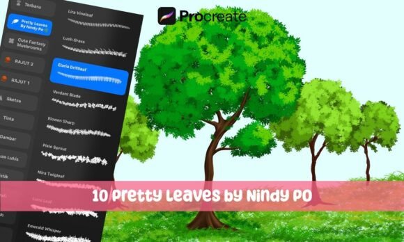 Download Procreate Brushes - Pretty Leaves - Procreate brush Collection