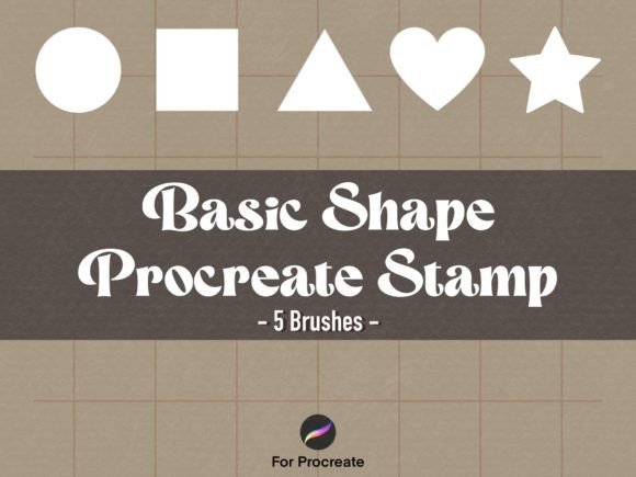 Download 5 Basic Shapes Procreate Brush Stamp - Procreate brush Collection