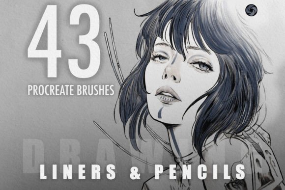 Download Procreate Brushes - Liners &amp; Pencils - Procreate brush Collection