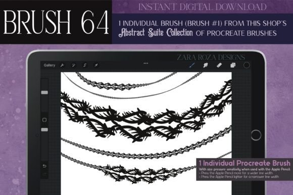 Download Procreate Brush #64 – Abstract Suite - Procreate brush Collection