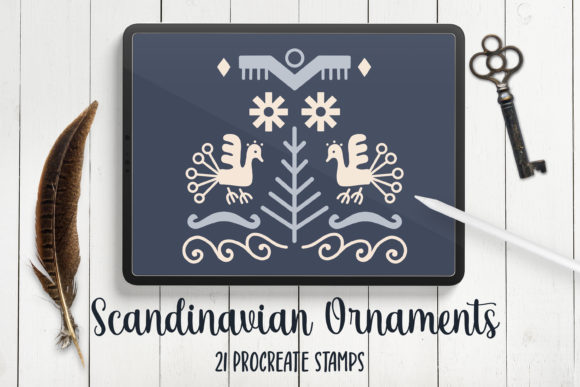 Download Scandinavian Abstract Procreate Stamps - Premium Resources
