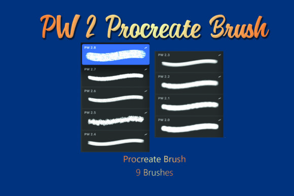 Download PW 2 Procreate Brush - Glitter Brushes - Procreate brush Collection