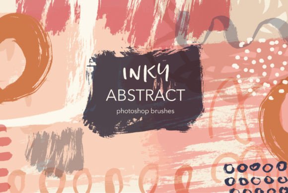 Download Photoshop Inky Abstract Stamps - Abstract stamps Collection