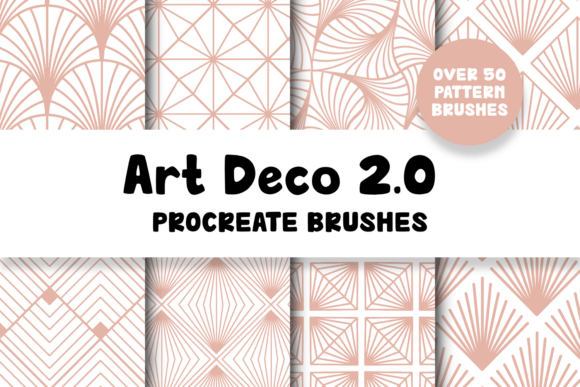 Download Art Deco Patterns 2.0 Procreate Brushes - Procreate brush Collection